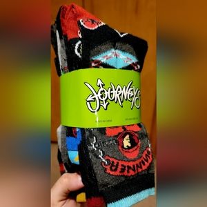 Complete unopened 5 pack of Ninja/warriors socks